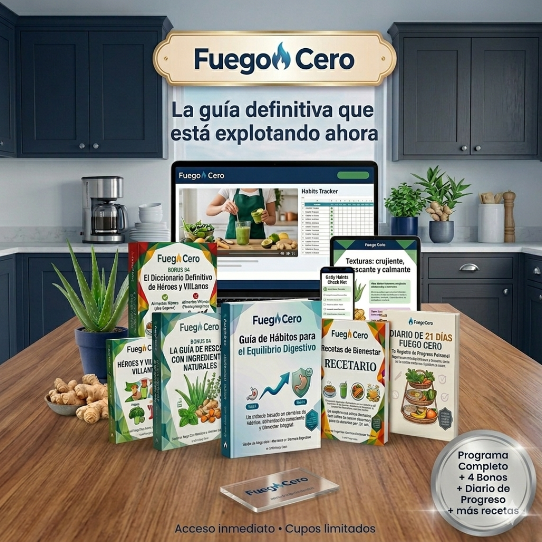 Fuego Cero: Guía de Hábitos para el Equilibrio Digestivo